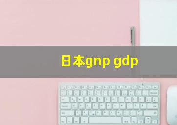 日本gnp gdp